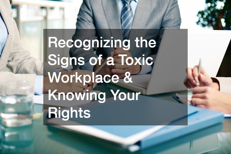 signs of a toxic workplace