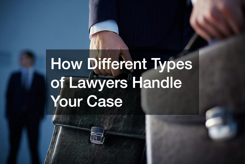 How Different Types of Lawyers Handle Your Case